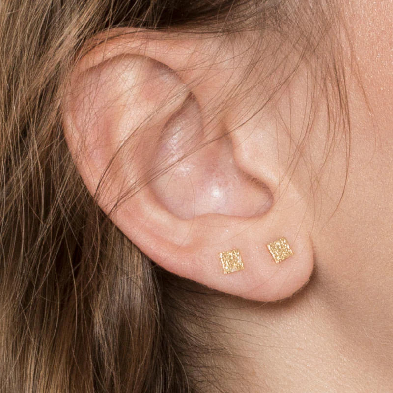 Balboa Square Stud Earrings
