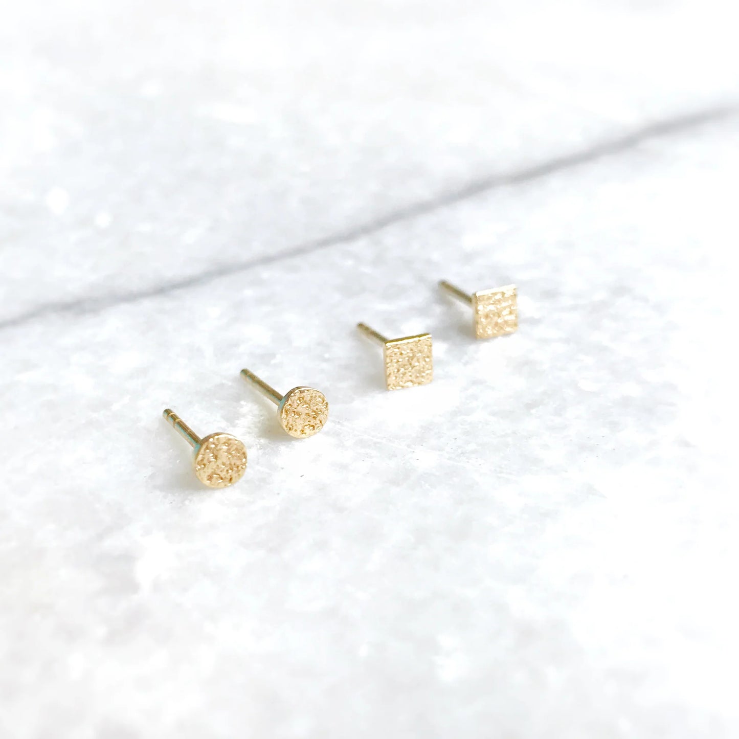 Balboa Square Stud Earrings