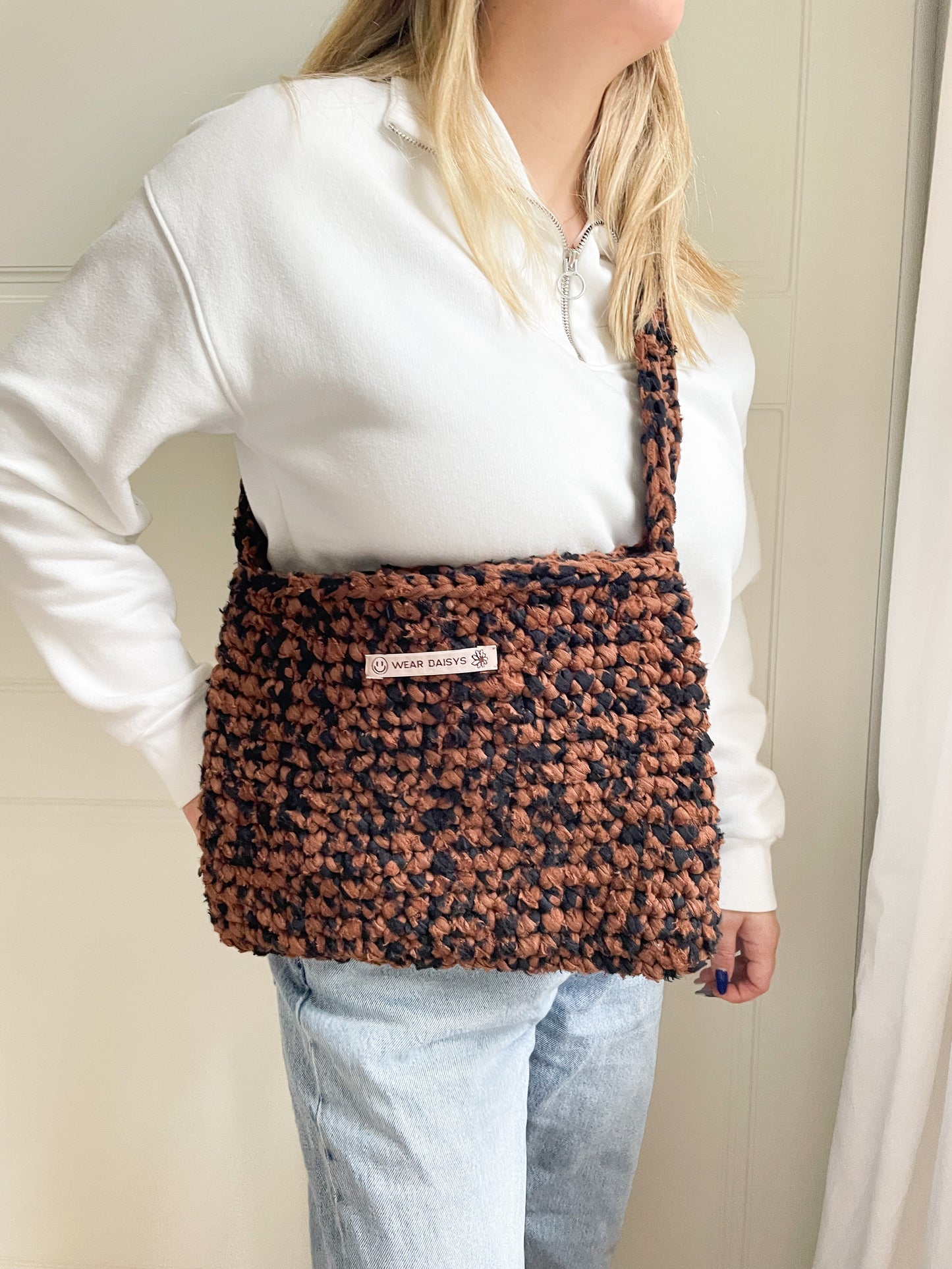 Crossbody Brown & Black Bag