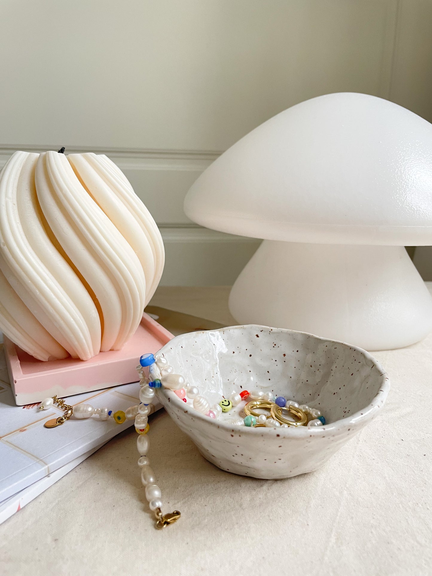 Small Bowl White Speckles
