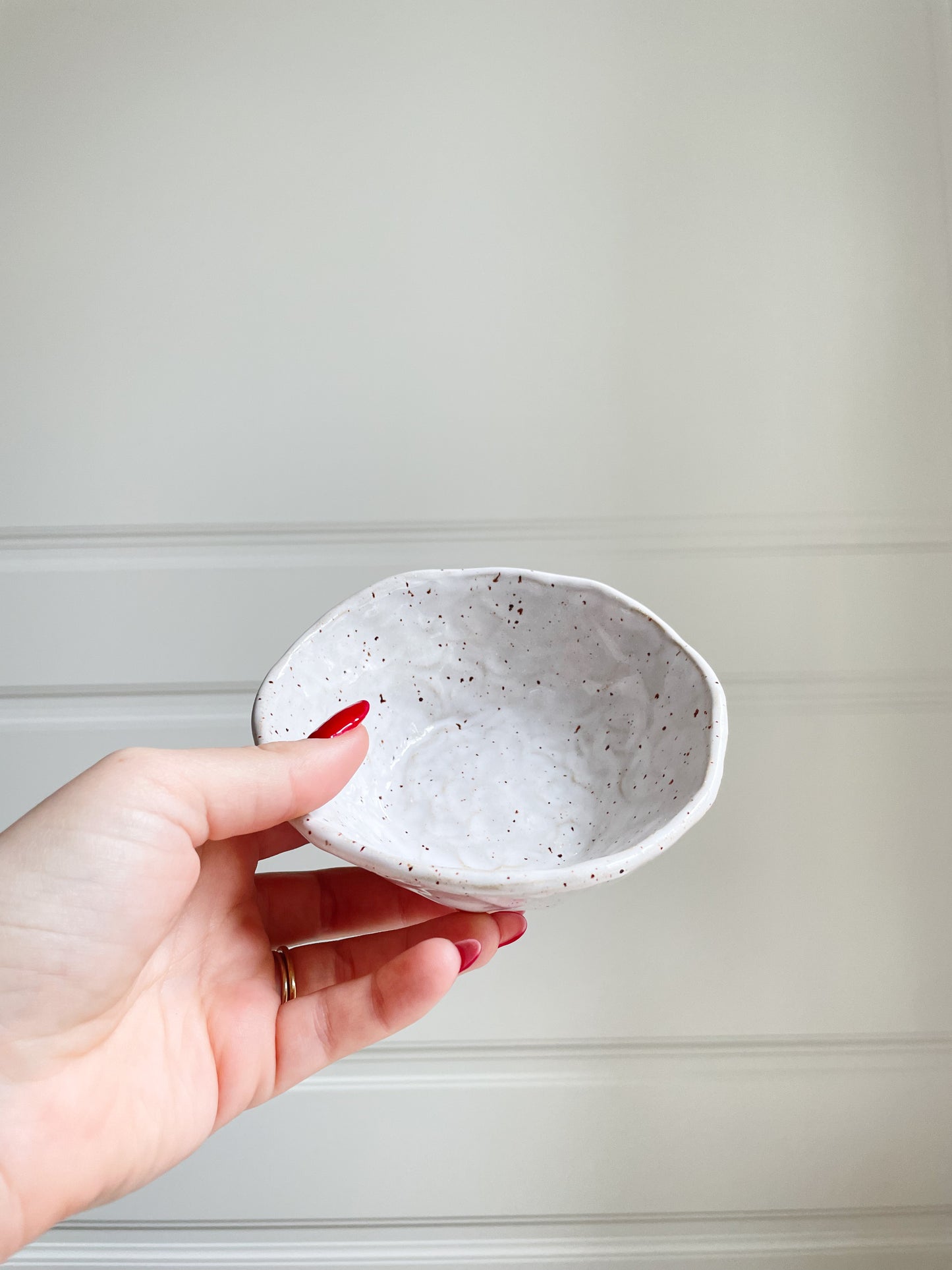 Small Bowl White Speckles