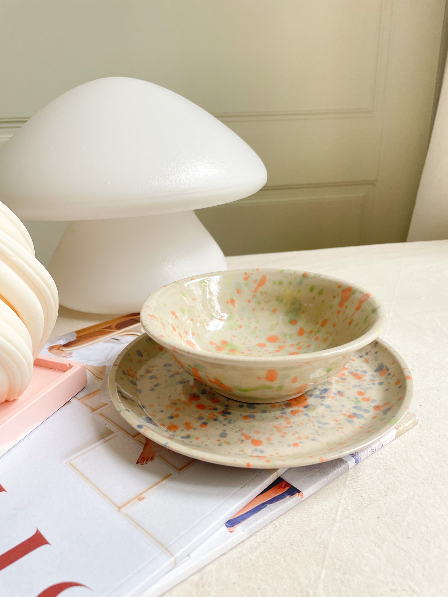 Bowl Multicolor Speckles