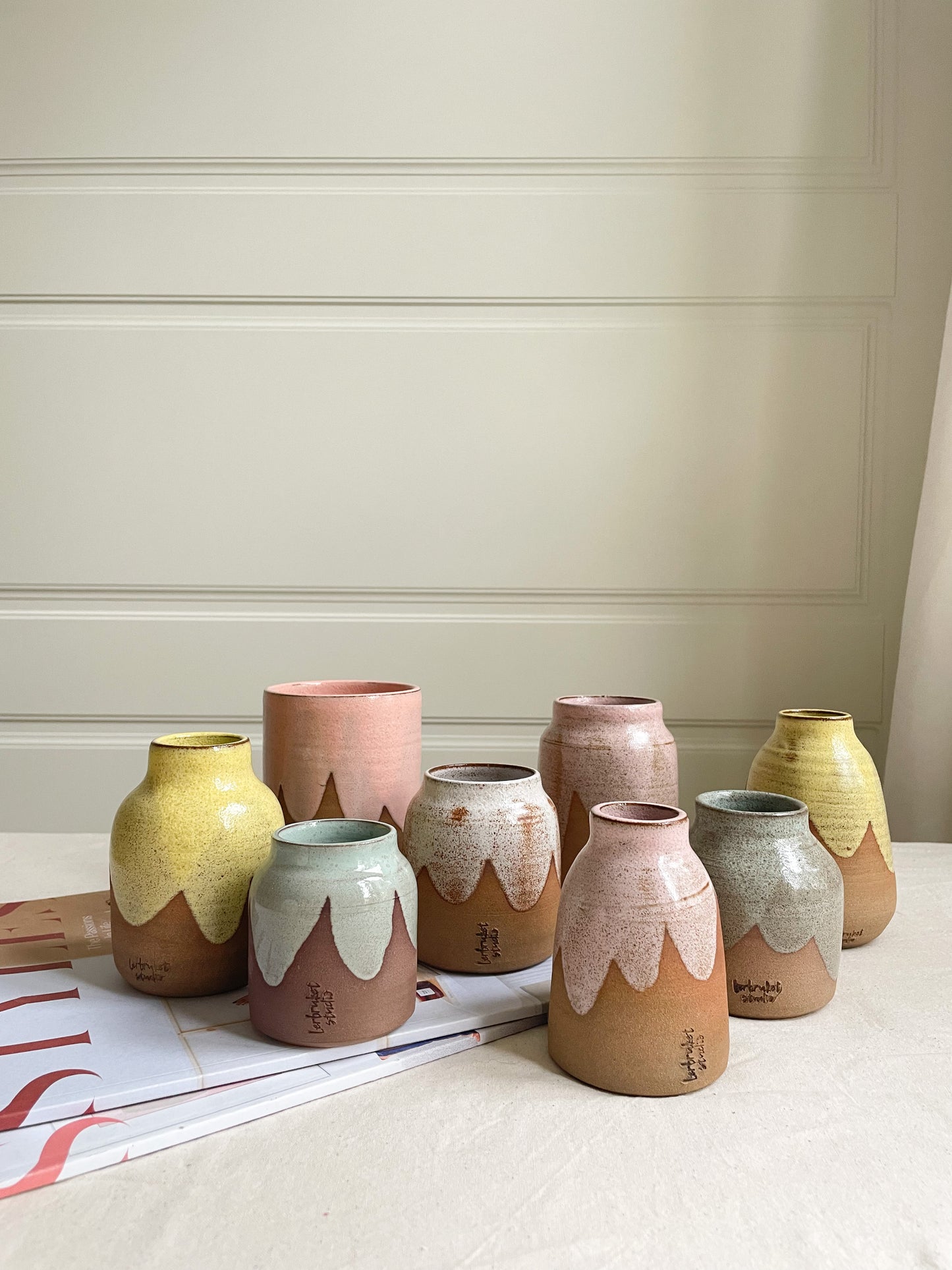 Rustic Pink Small Vase