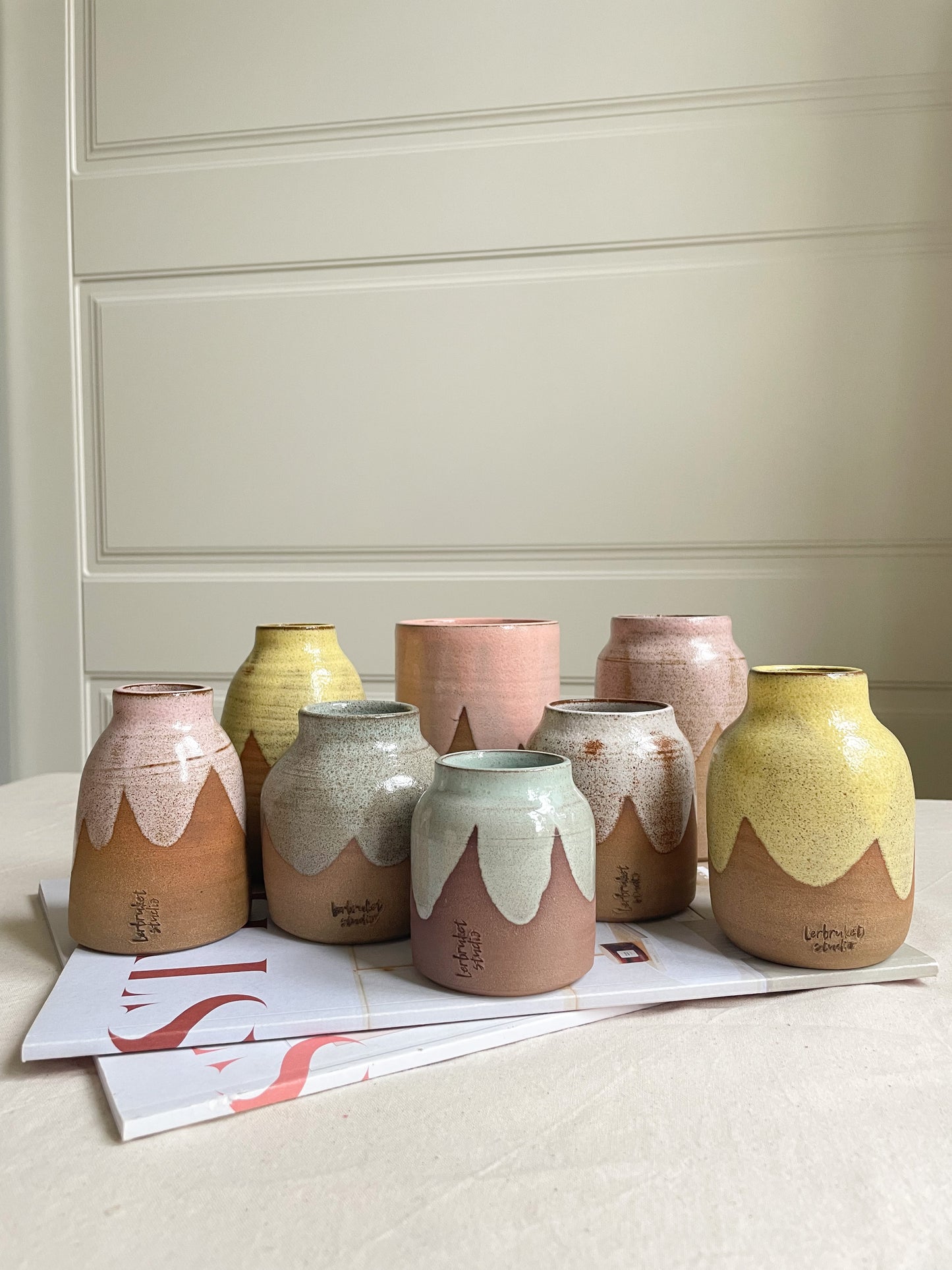 Rustic Pink Vase