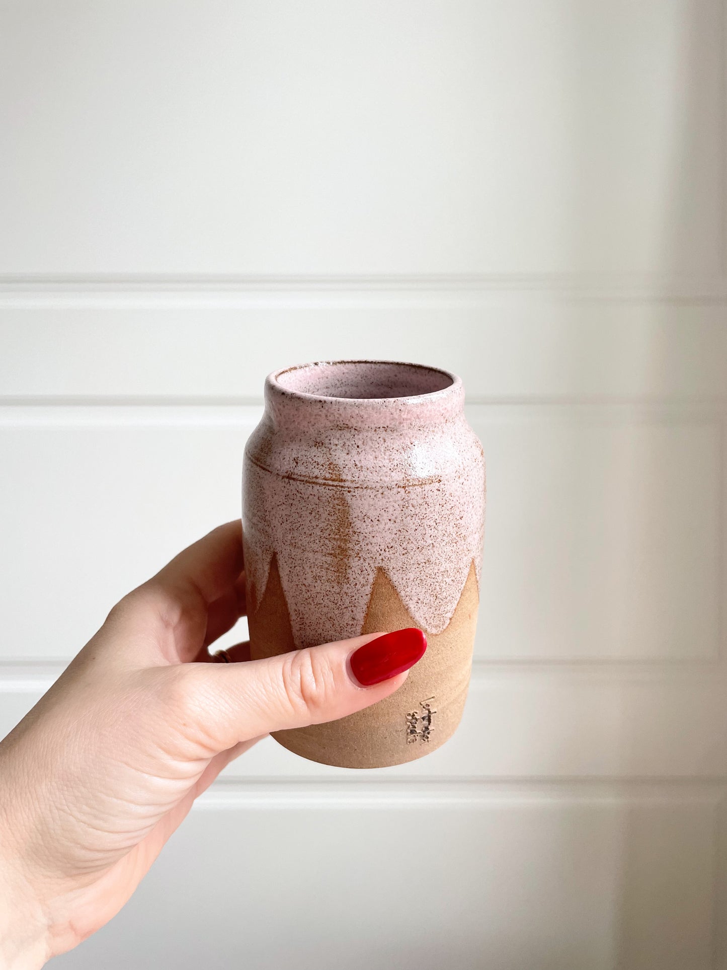 Rustic Pink Vase
