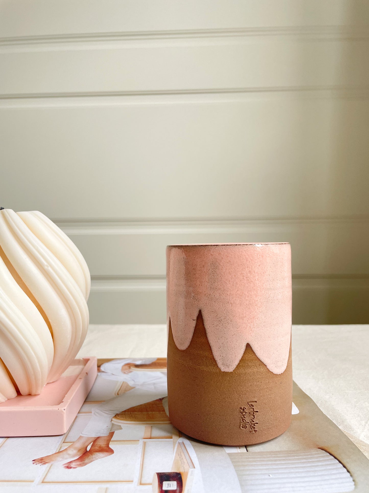 Peach Vase