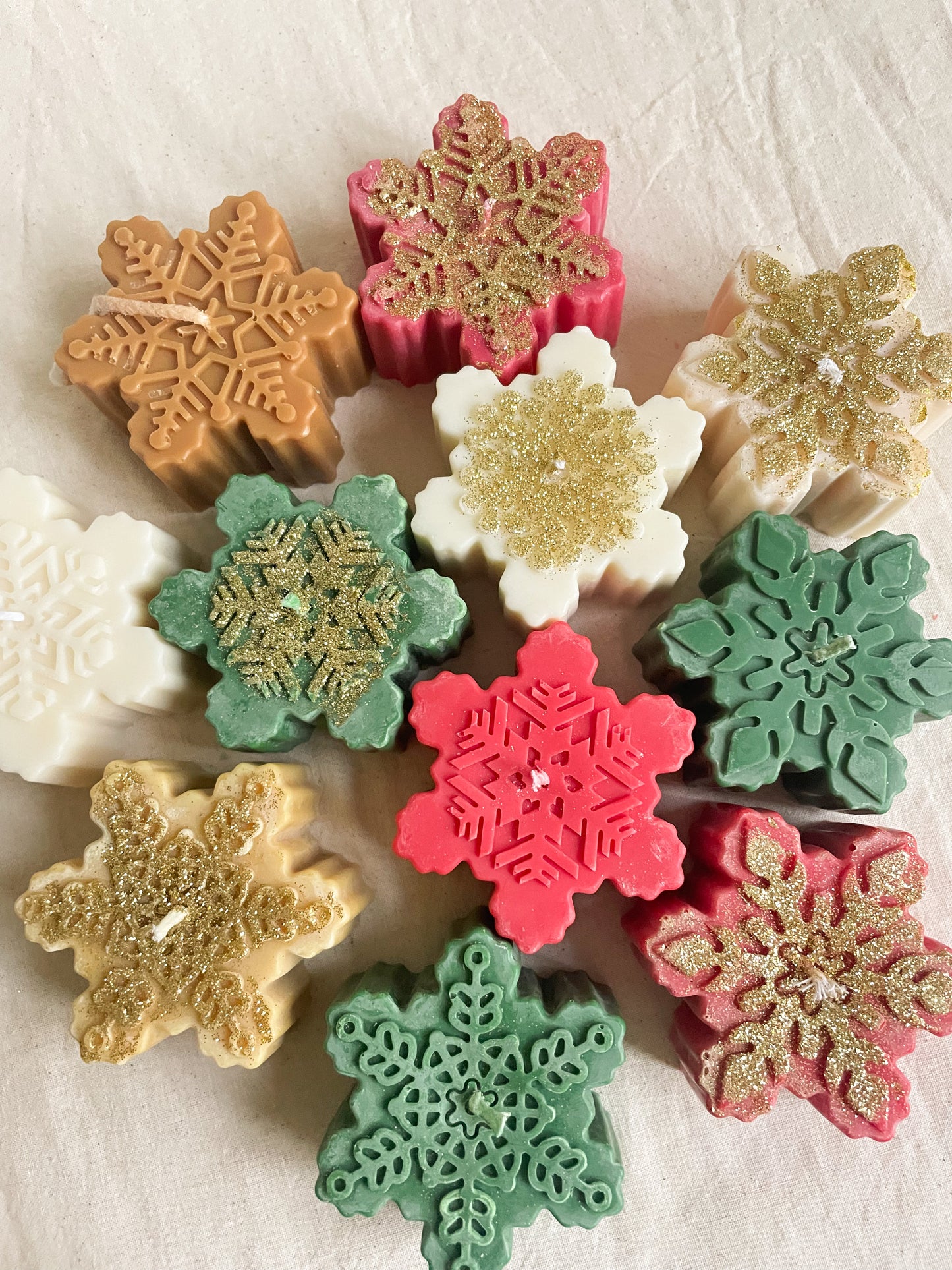 Snowflake Candle
