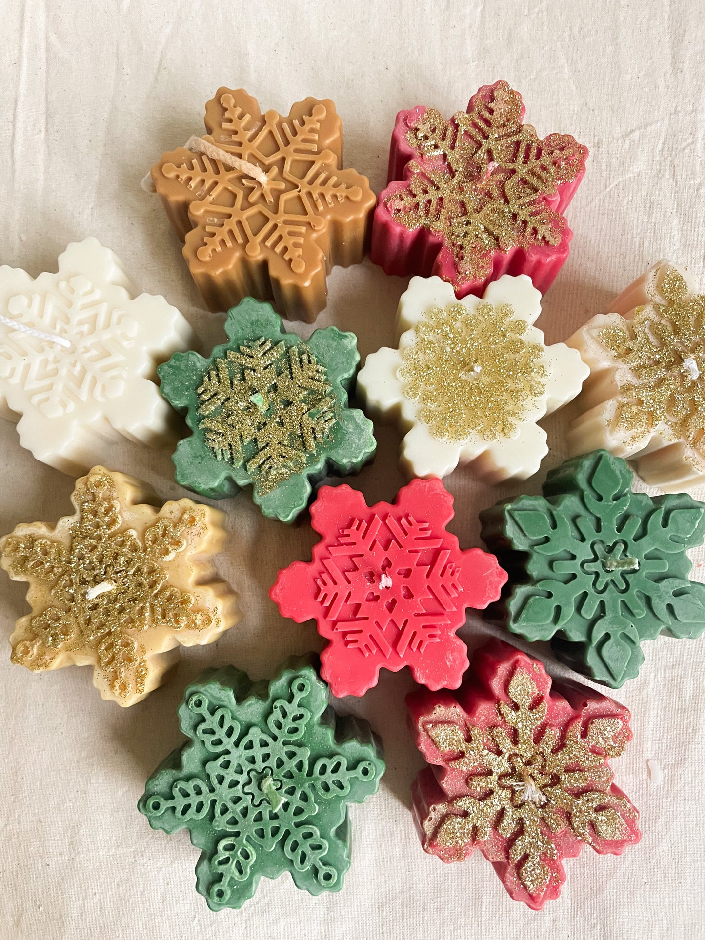 Snowflake Candle