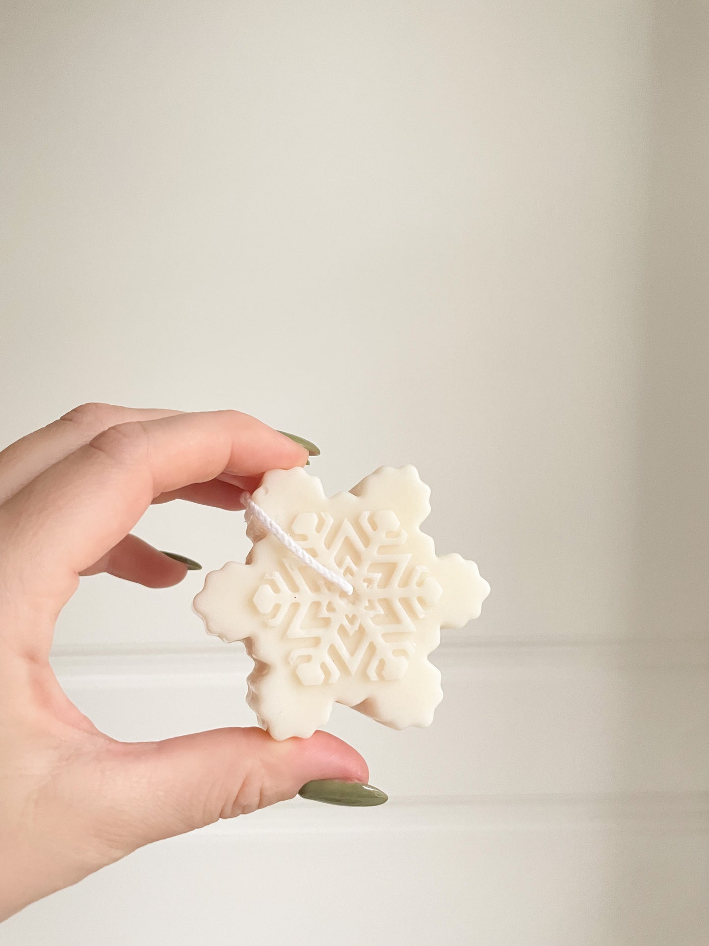 Snowflake Candle