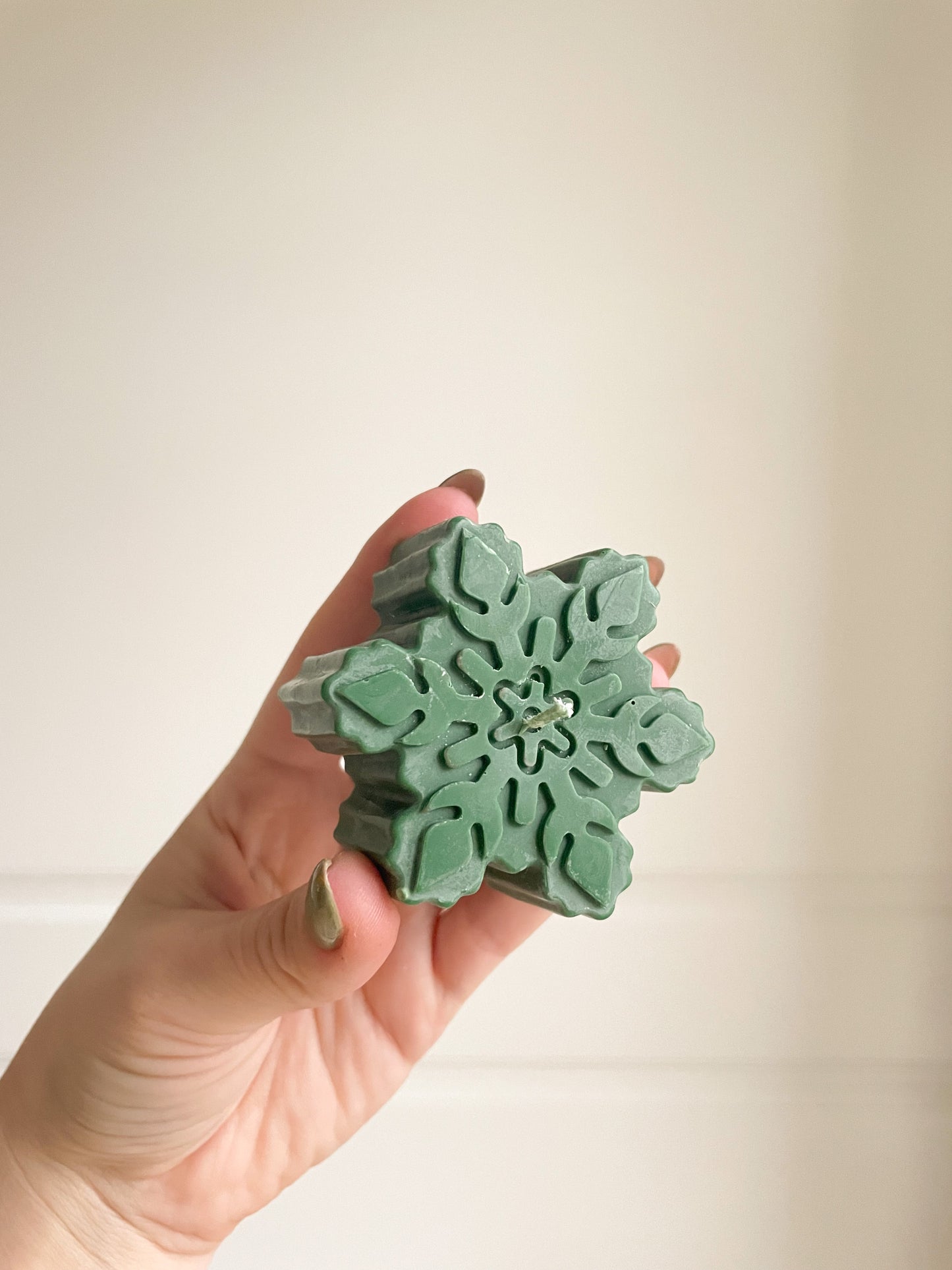 Snowflake Candle