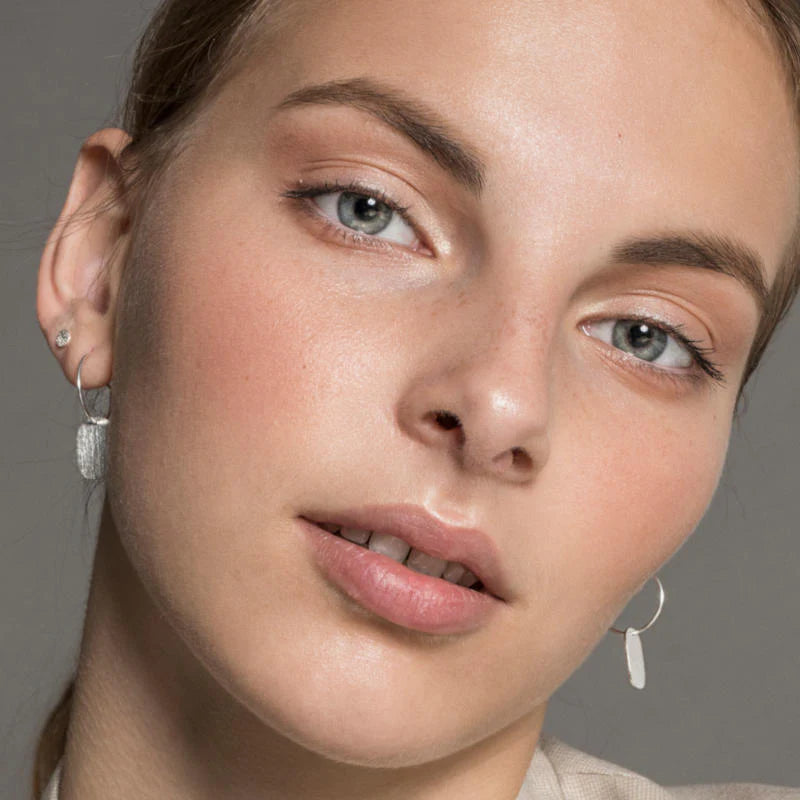 Label Hoop Earrings