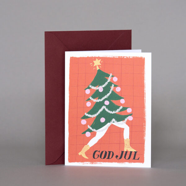 God Jul Greeting Card
