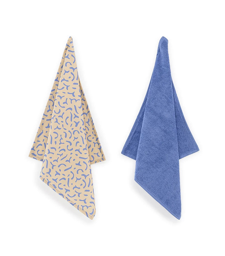 Kitchen towel set Blue
