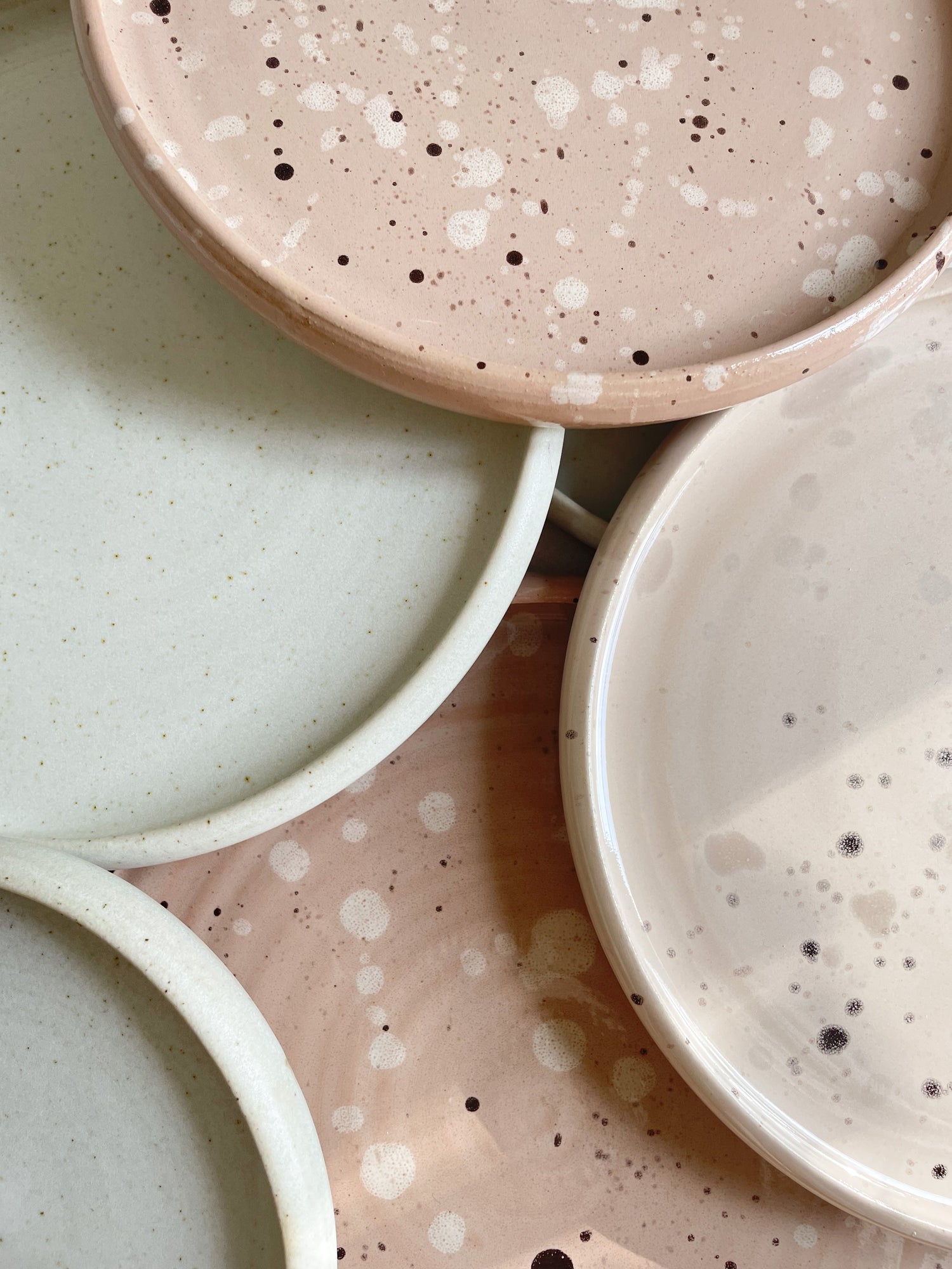 Ceramic handmade plates