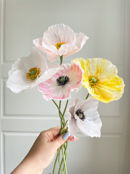 Poppies Paper Flower