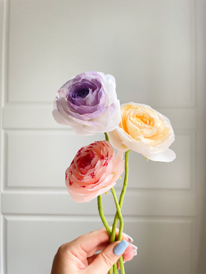 Ranunculus Paper Flower