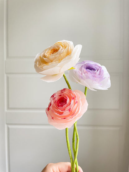 Ranunculus Paper Flower