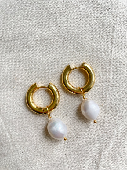 Chunky Pearl Earrings