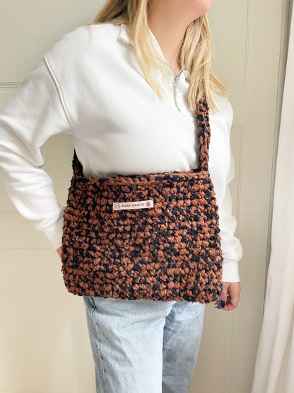 Crossbody Brown & Black Bag