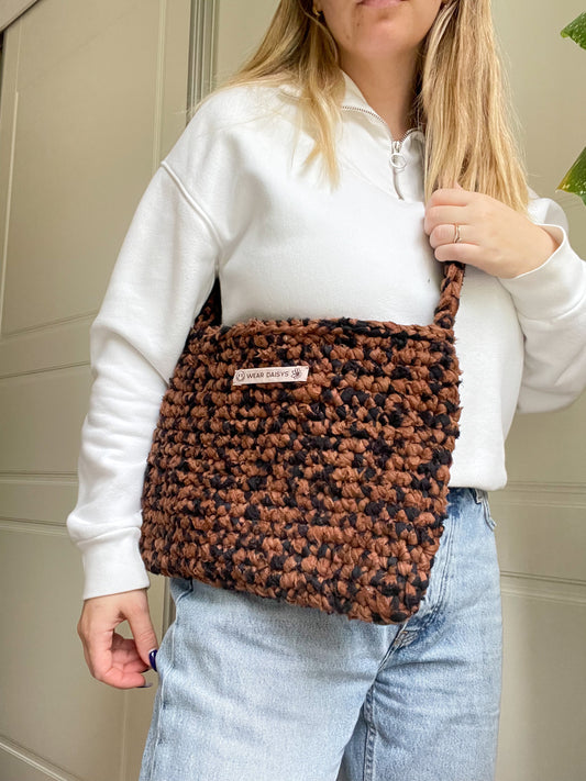 Crossbody Brown & Black Bag