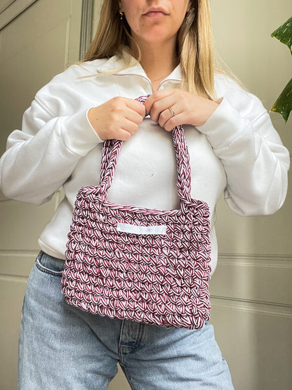 Young Daisy Pink & Bordeaux Bag