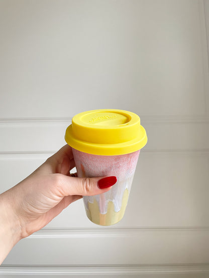 Peach & Lime Travel Cup