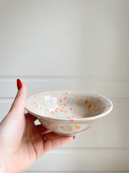 Bowl Orange Speckles