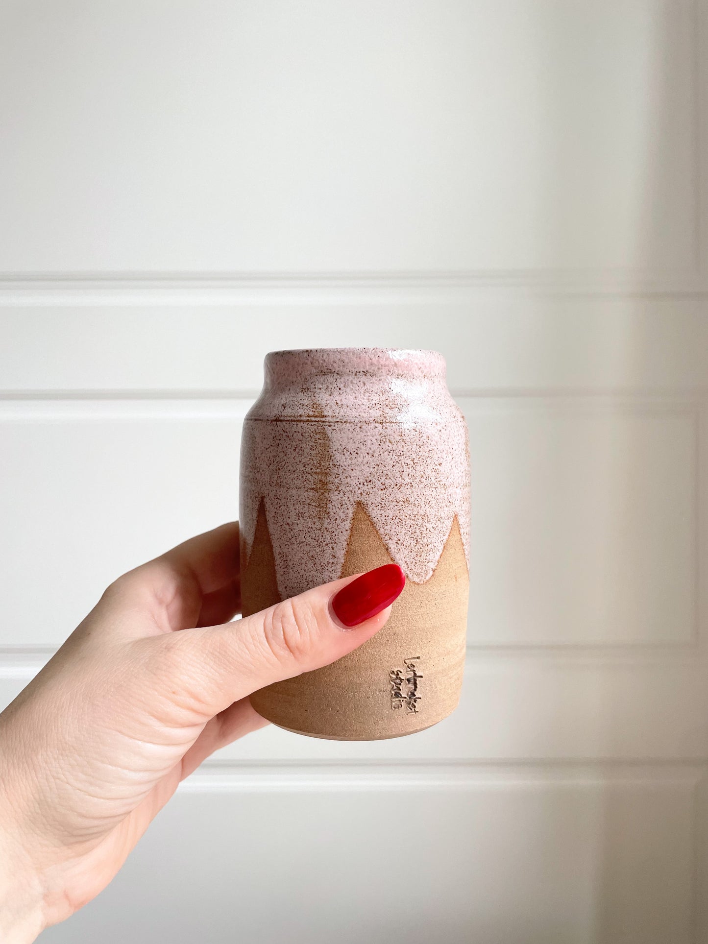 Rustic Pink Vase