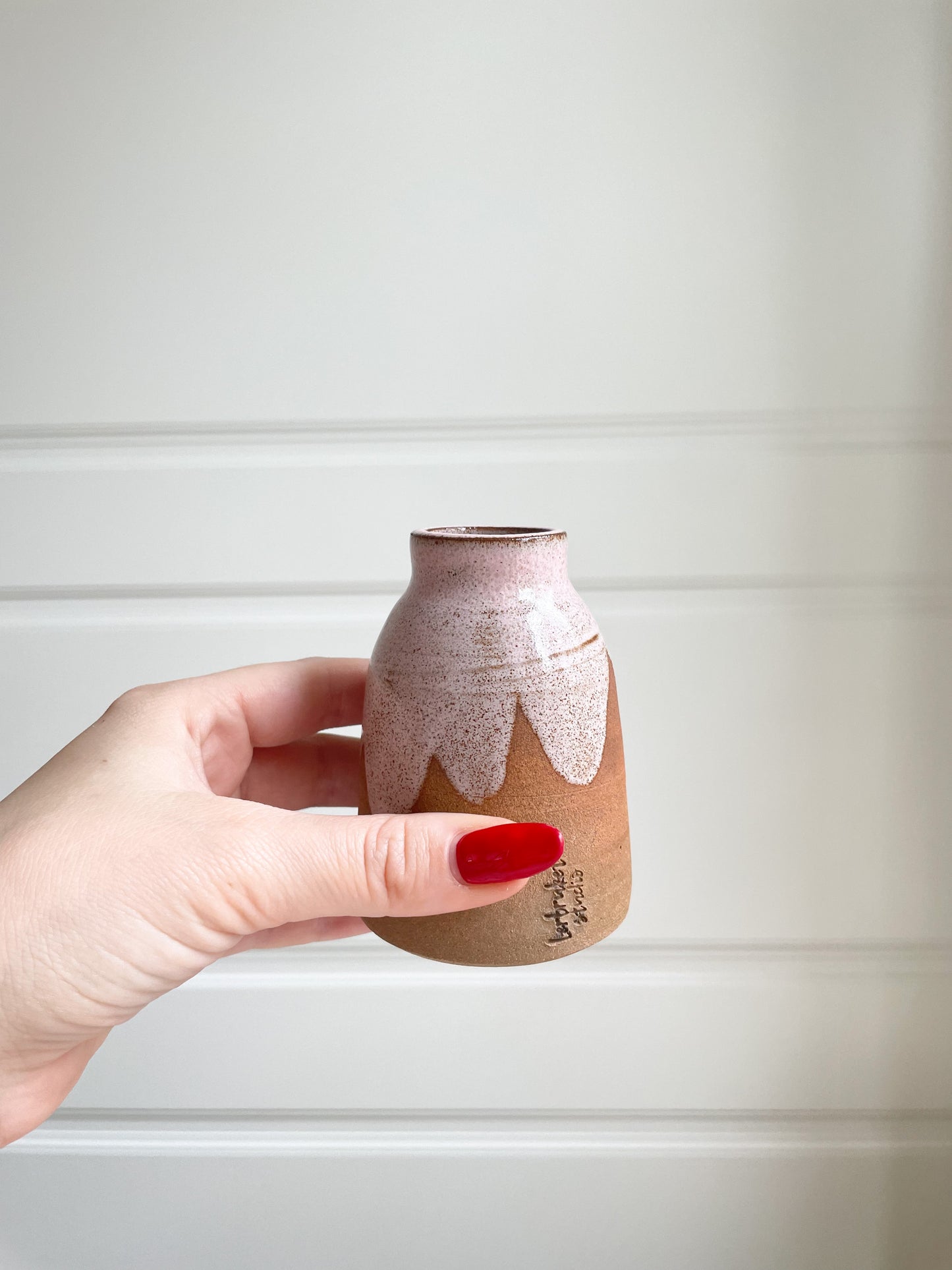 Rustic Pink Small Vase