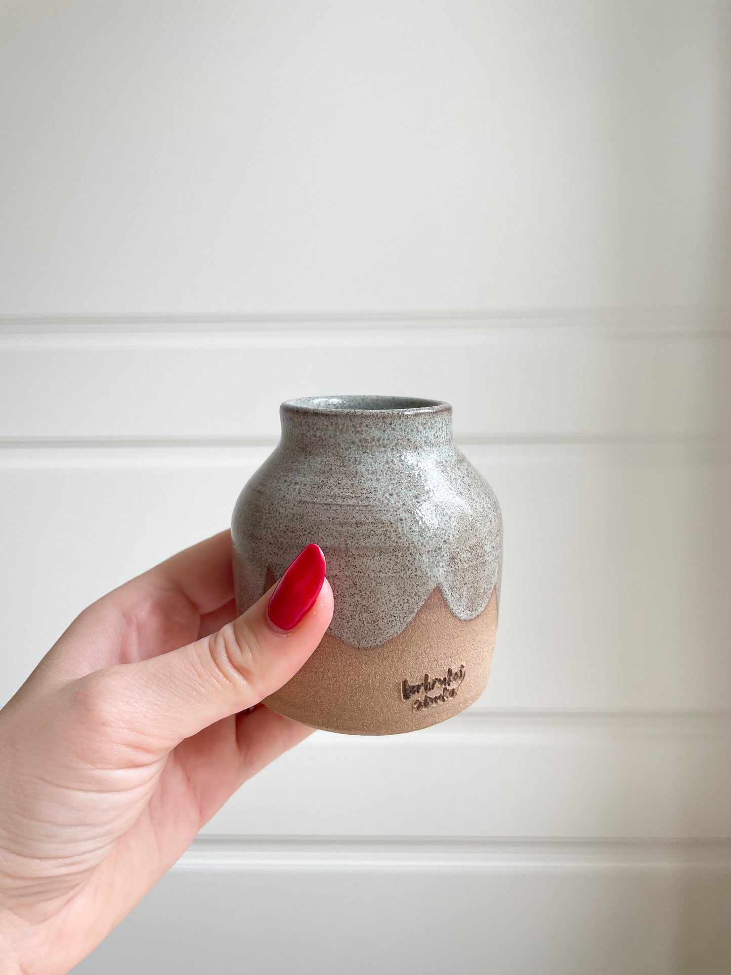 Rustic Blue Vase