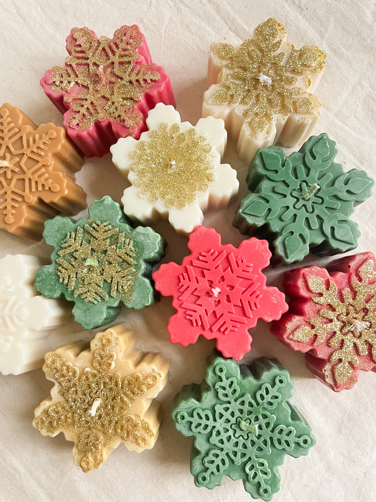 Snowflake Candle