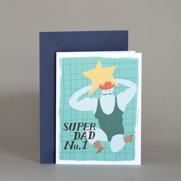 Super Dad No. 1 Greeting Card