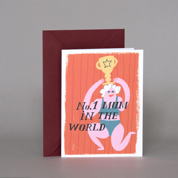 No. 1 Mum in the World Greeting Card
