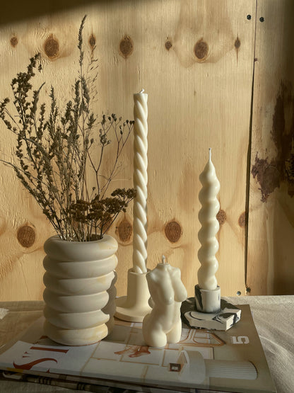 Taper Candle Twisted