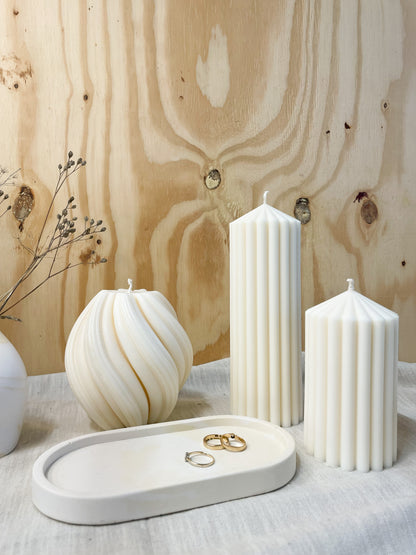 Swirl Candle