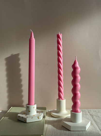 Taper Candle Twisted