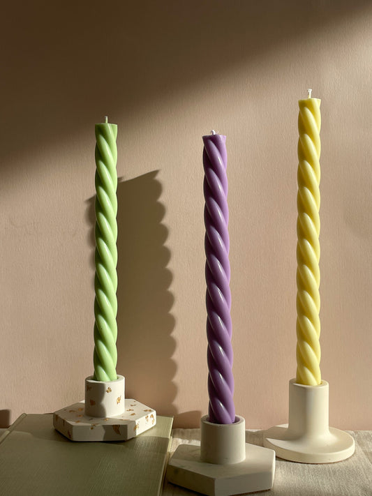 Taper Candle Twisted