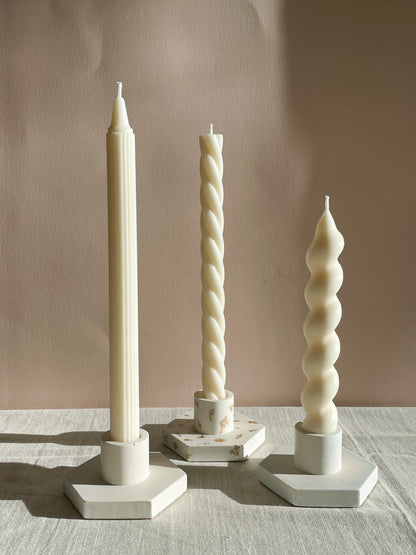 Taper Candle Striped