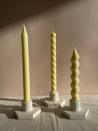Taper Candle Striped