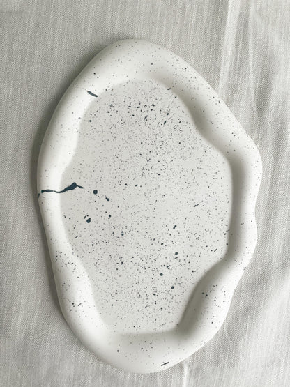 Oval Abstract Tray