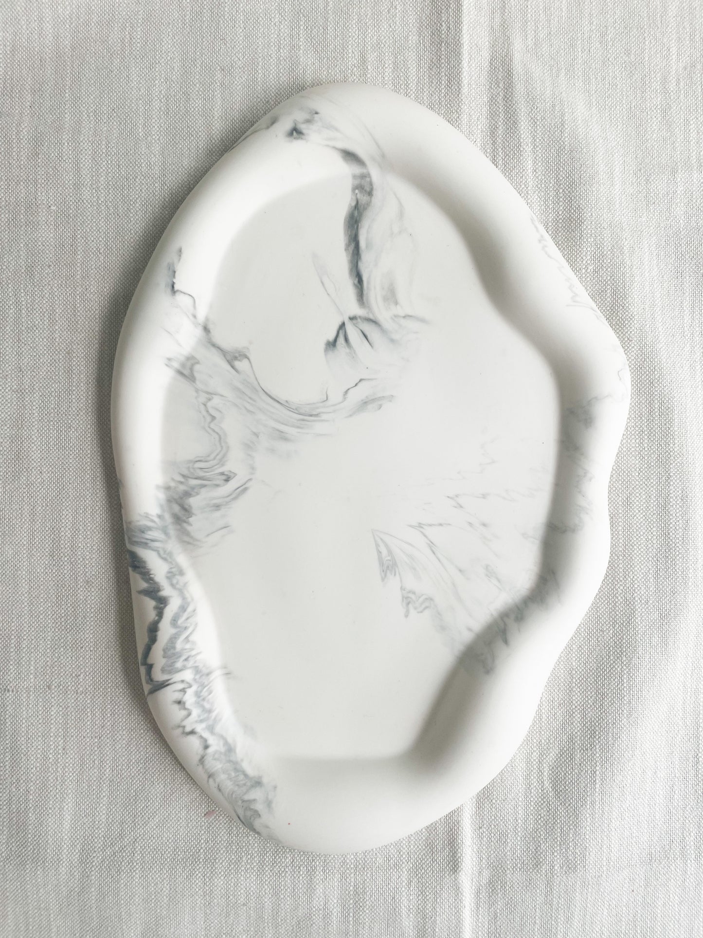 Oval Abstract Tray