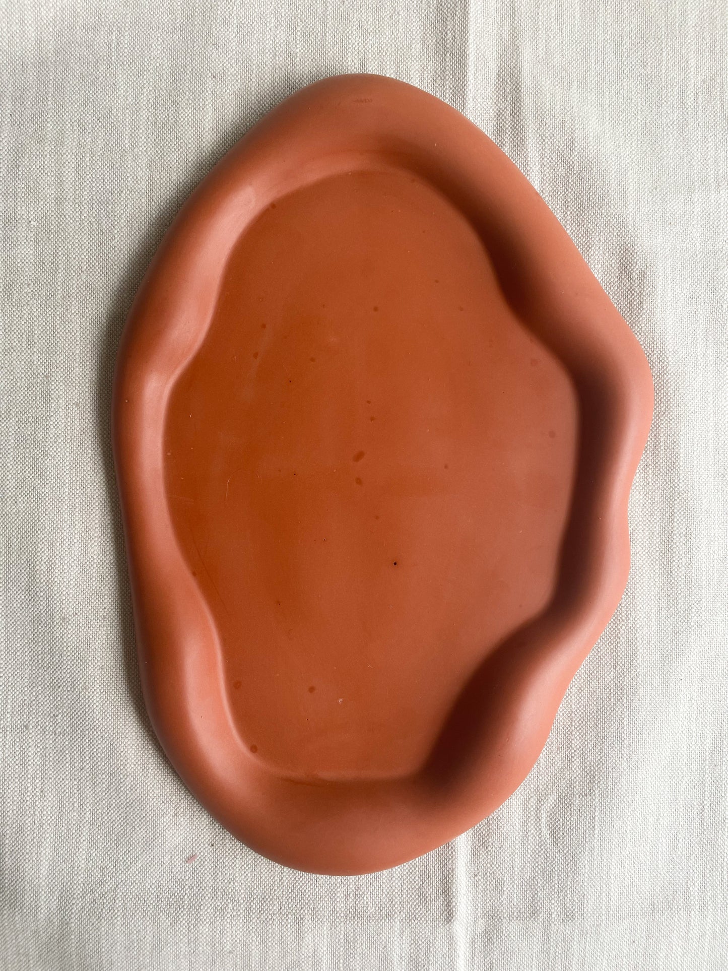Oval Abstract Tray