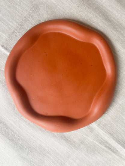 Round Abstract Tray