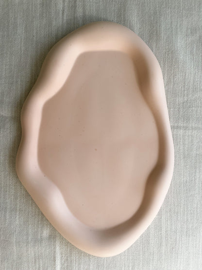 Oval Abstract Tray