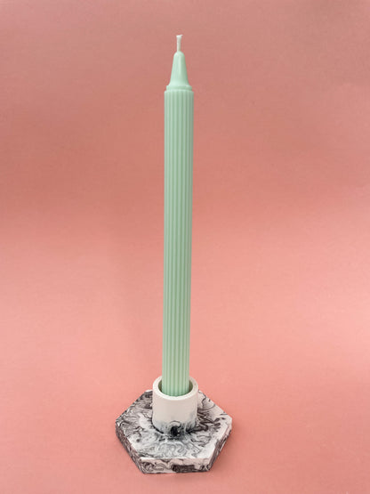 Taper Candle Striped