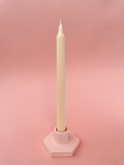 Taper Candle Striped