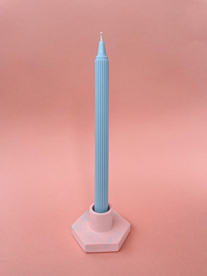 Taper Candle Striped