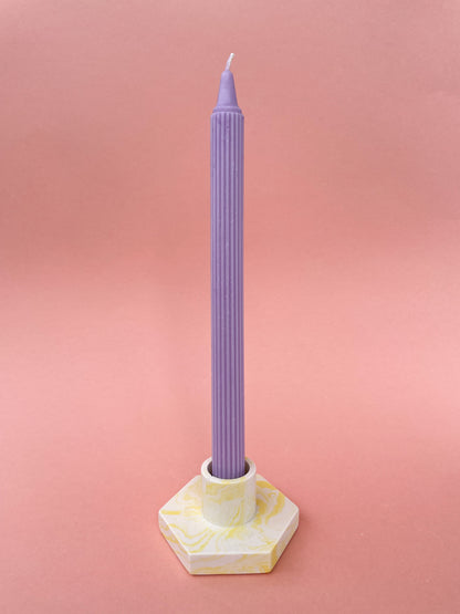 Taper Candle Striped